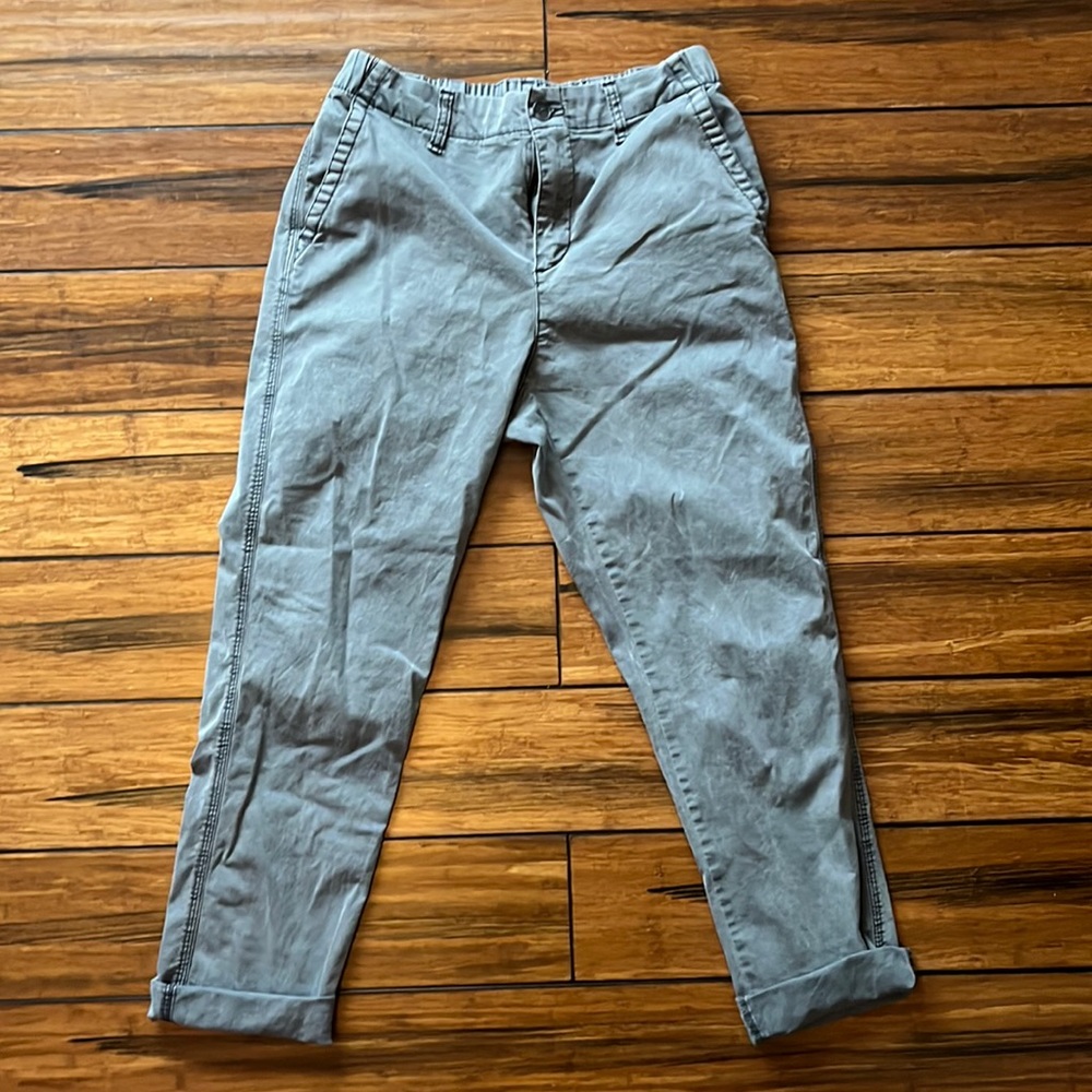 Old Navy High Waisted OGC Chino Grey pants Size S